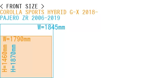 #COROLLA SPORTS HYBRID G-X 2018- + PAJERO ZR 2006-2019